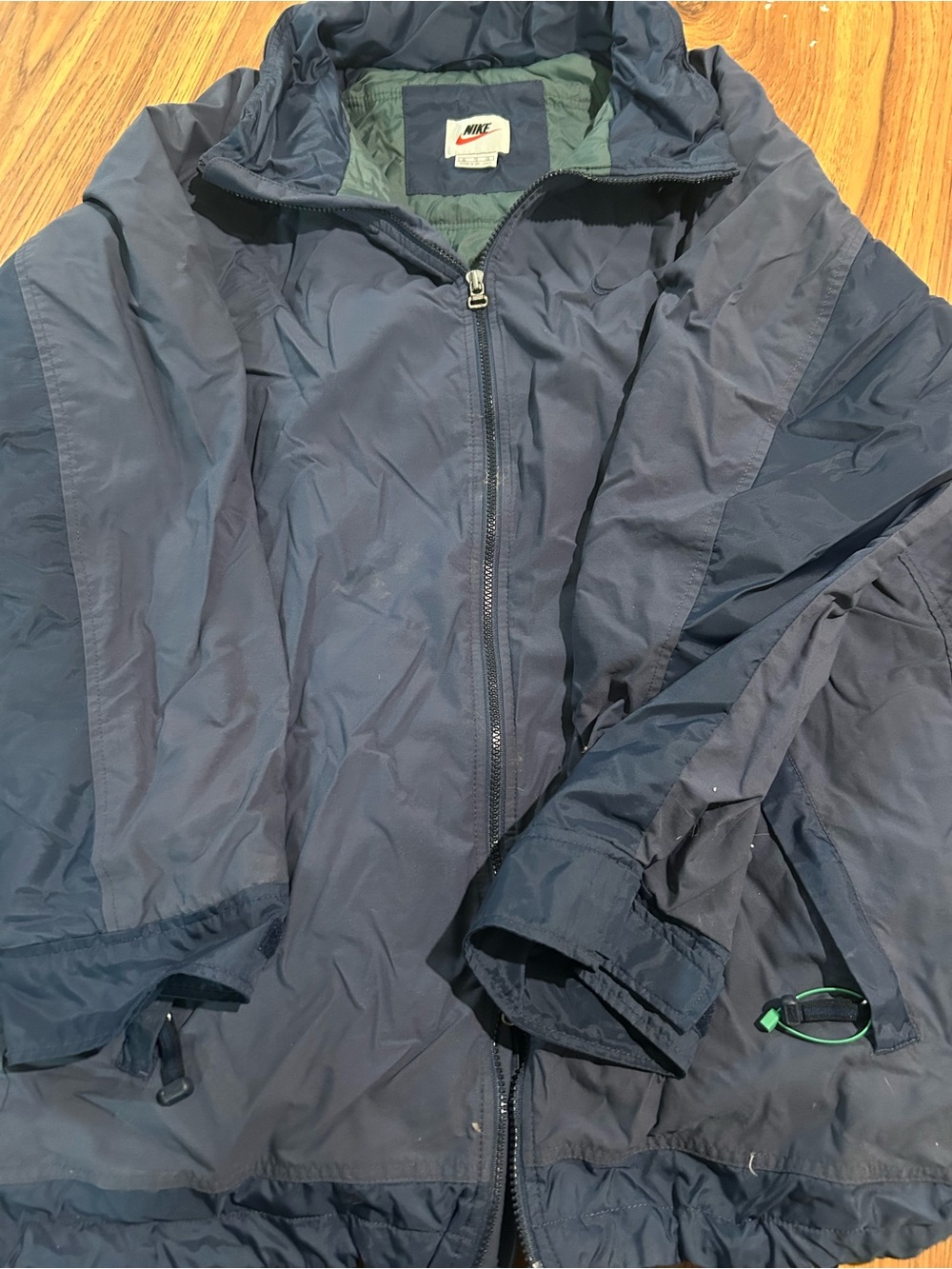 Nike Men's Dark Navy Full-Zip Windbreaker Jacket